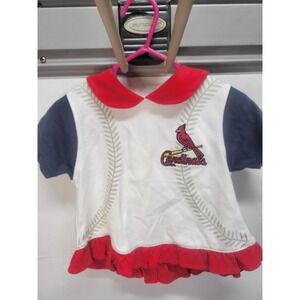 St. Louis‎ Cardinals Baby Outfit 12M Major League Baseball MLB Ruffle